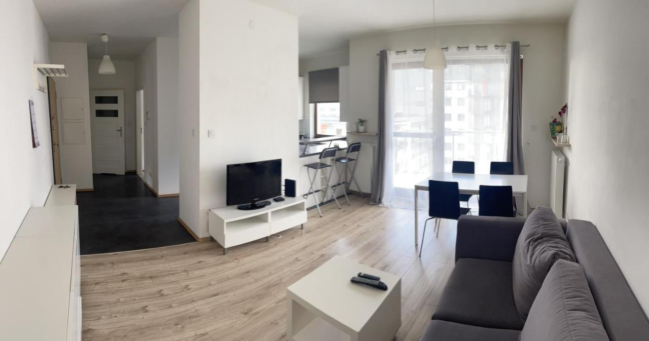 Apartmán Apartament Obrzezna Airport Varšava Exteriér fotografie